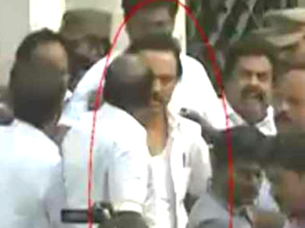 Stalin, DMK MLAs stage dharna in Tamil Nadu assembly 