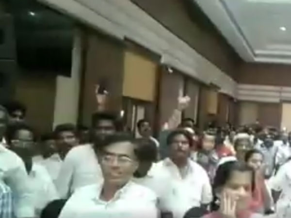 விஜயபாஸ்கருக்கு எதிர்ப்பு 