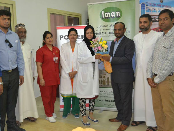 Dubai Cultural Center Eeman was conducting the free medical camp for workers Dubai Cultural Center Eeman was conducting the free medical camp for workers