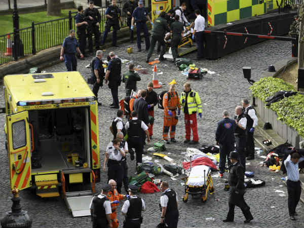 Britain's Prime minister Theresa may is safe