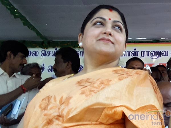 குஷ்பு அறிவுரை