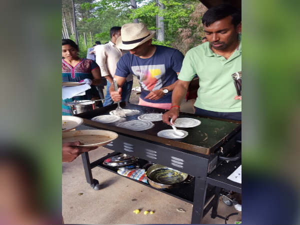 Atlanta Tamil Women food festival for TN lake restoration