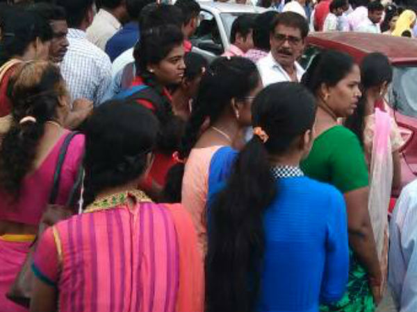 தலைமுடி கலைத்து சோதனை 