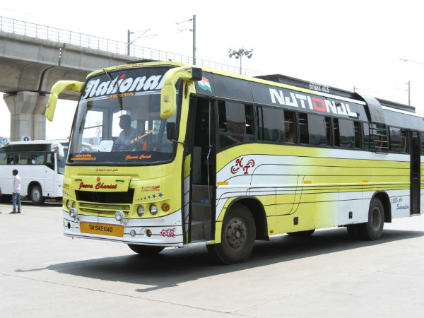 சென்னையில் தனியார் பேருந்துகள்