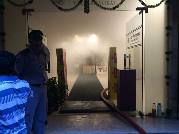 Fire accident in Chennai Kumaran Silks and gold jewel shop