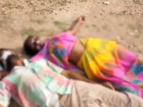 Man and woman bodies found at Anthiyur Man and woman bodies found at Anthiyur