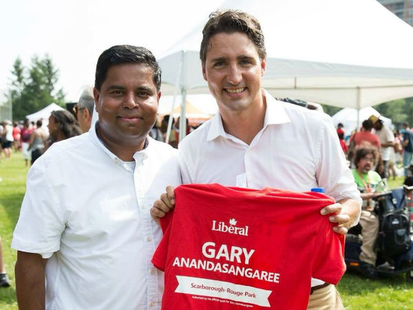 கனடா எம்எபி ஆனந்த சங்கரி வாழ்த்து 