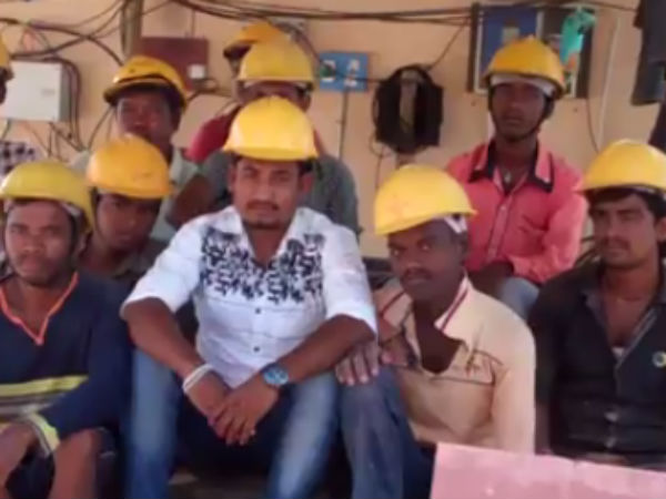 தொழிலாளர்கள் நெகிழ்ச்சி 