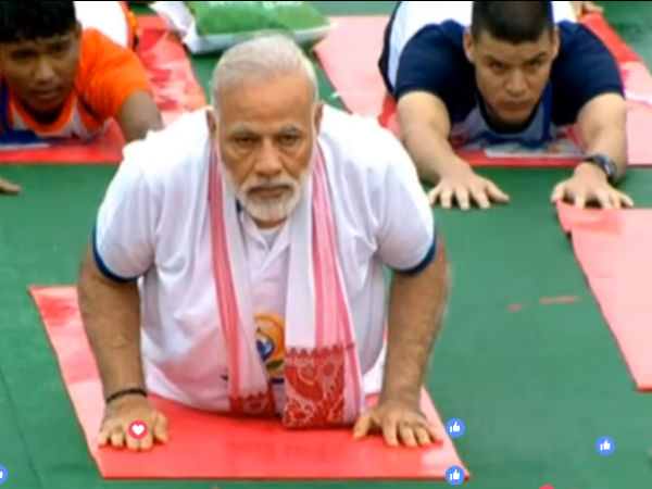 மோடியின் யோகா அனுபவம் 