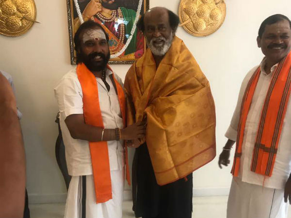 Arjun Sampath meets Rajinikanth 