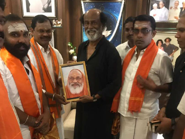 Arjun Sampath meets Rajinikanth 