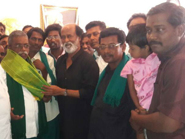 Ayyakannu meets Rajinikanth 