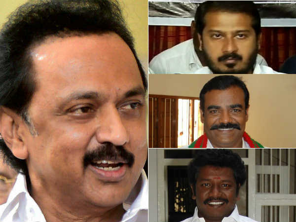 ADMK supporting MLAs met opposition leader Stalin today at secretariat ADMK supporting MLAs met opposition leader Stalin today at secretariat