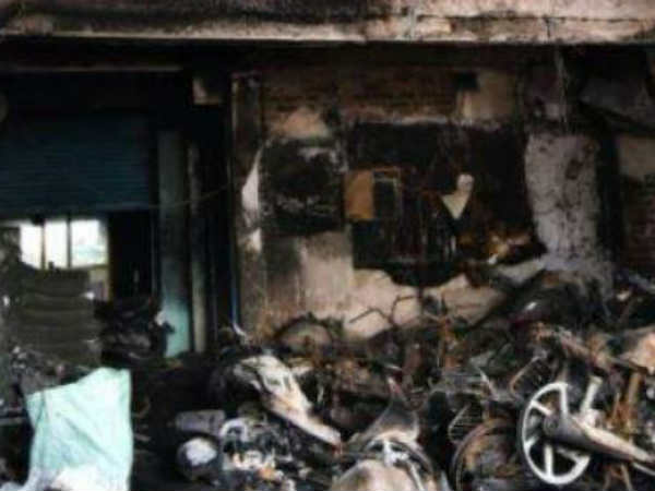 vadapalani fire accident, building owner arrested 