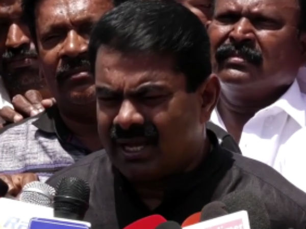 சீமான் மீது வழக்கு சீமான் மீது வழக்கு