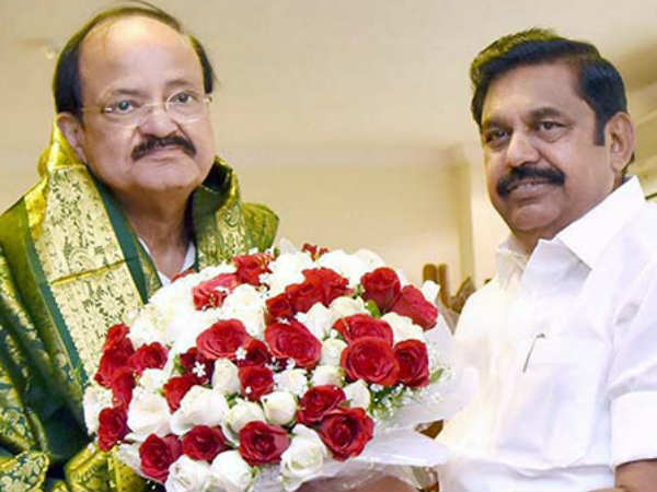 CM Edapadi Palanisamy supports Venkaiah naidu CM Edapadi Palanisamy supports Venkaiah naidu