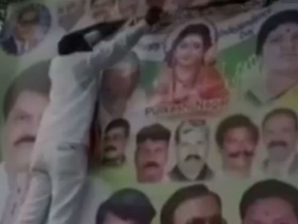 Thamizhisai condemns for removing of Tamil banner 