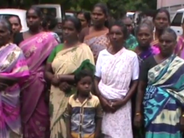 Ramanathapuram fisher women protested in district collector office 