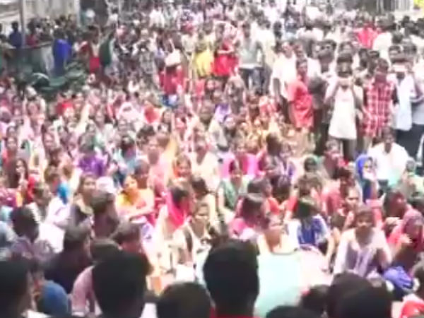 2-ஆவது நாளாக போராட்டம் 