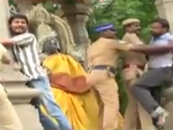  போராட்டத்தால் பரபரப்பு 