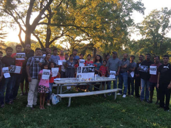 American Tamils protest for Anita