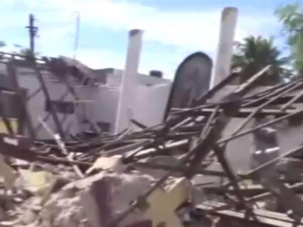 Very old church near Madurai collapsed