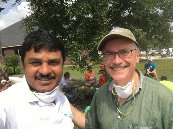 Houston Tamils in restoration of Harvey affected areas