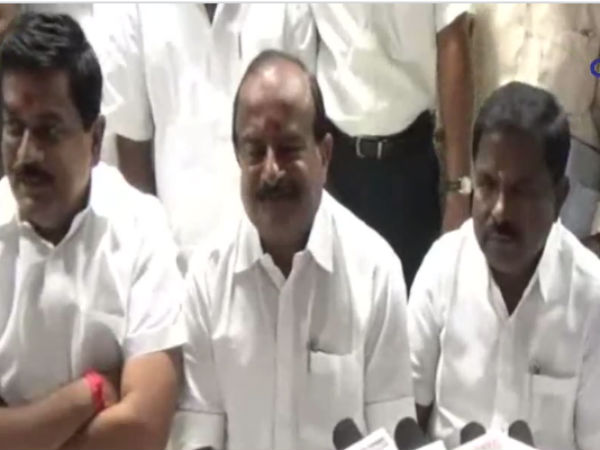 Noyyal river foam Minister Karupannan's press meet Tirupur Noyyal river foam Minister Karupannan's press meet Tirupur