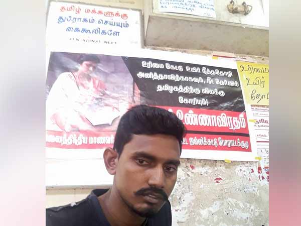 Anaithindia Perumanrathinar stages hunger strike in Trichy 