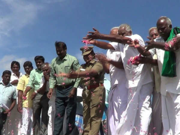 Water opened for agriculture in Rajavaikkal 