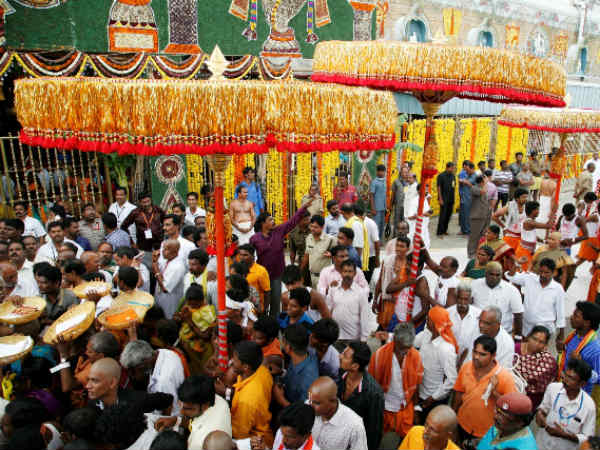 Tirupati umbrellas procession begins on Sep 21