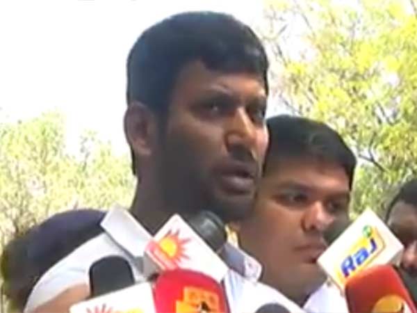  விஷால் கருத்து