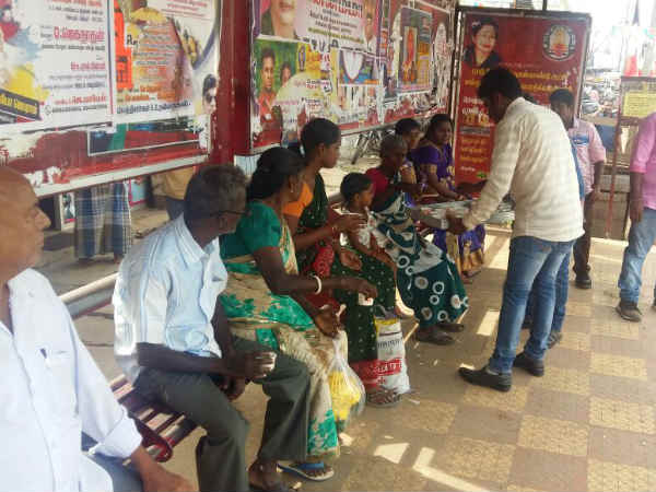 Nilavembu water for Dengue by Rajini fans