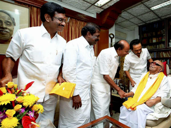 திமுக தலைவர்கள் எதிர்ப்பு 