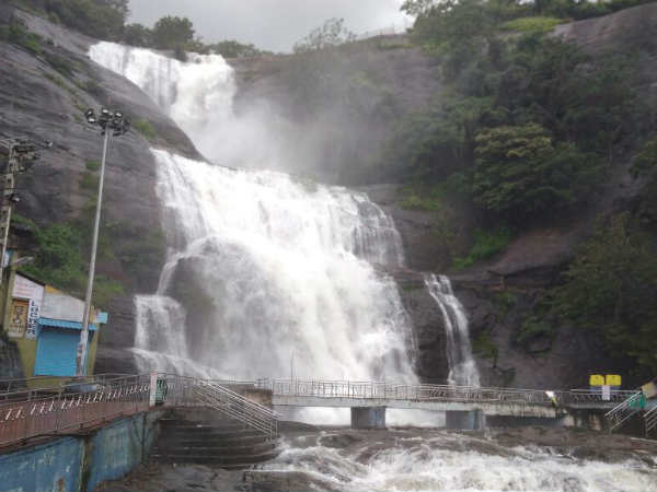 குற்றாலத்தில் வெள்ளப்பெருக்கு 