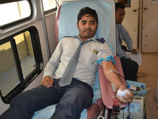 Blood donation camp conducted in Abudhabi on 20th of this month 