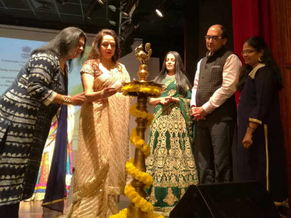 Actress Hema malini released her dreams care book in Dubai 