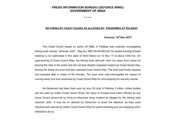 Indian Navy's denied the shoot out on TN fishermen Indian Navy's denied the shoot out on TN fishermen