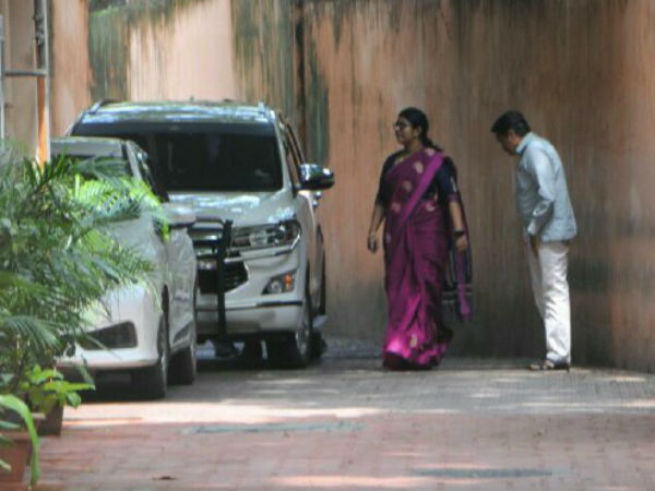 Krishnapriya appeared in Chennai Income tax office
