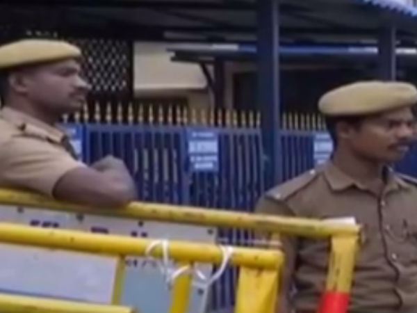 Police protection in Simbu's house 