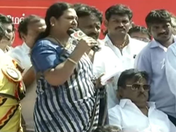 DMDK chief vijayakanth asks cadres whether people understand his speech? 