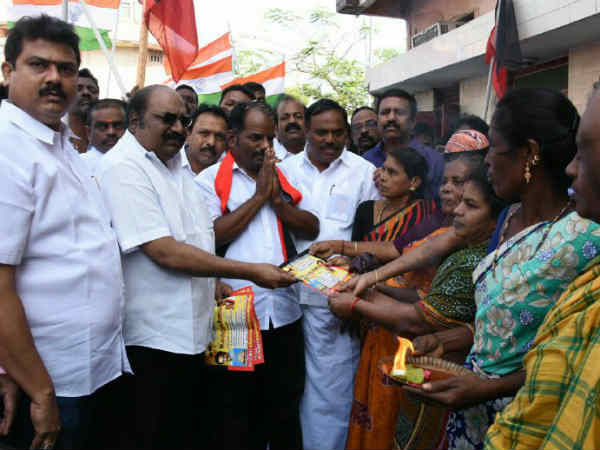 திமுக வாக்கு சேகரிப்பு 