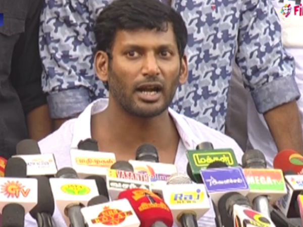 விஷாலின் முக்கிய அறிவிப்பு விஷாலின் முக்கிய அறிவிப்பு