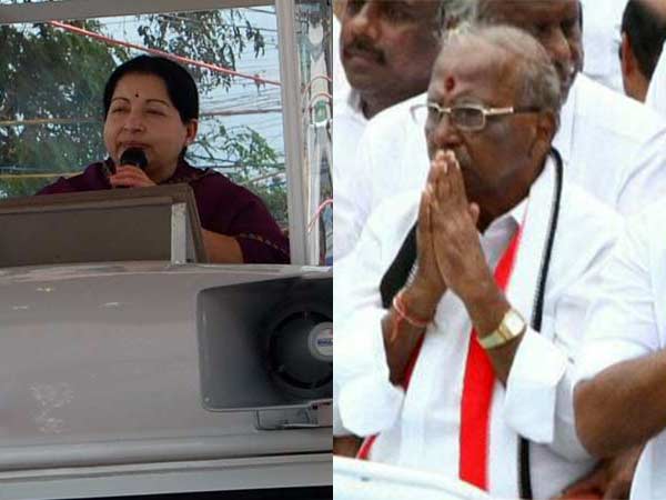 வாக்கு சேகரிக்கும் ஜெ. 