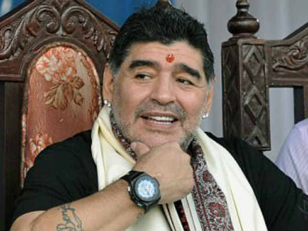 கொல்கத்தாவில் மாரடோனா 