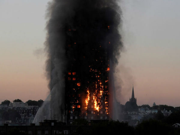 லண்டனில் தீ 