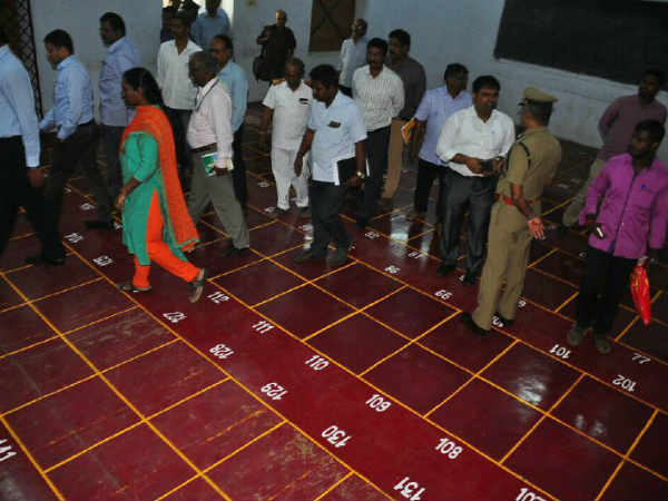 வாக்கு எண்ணிக்கைக்கான ஏற்பாடுகள் 