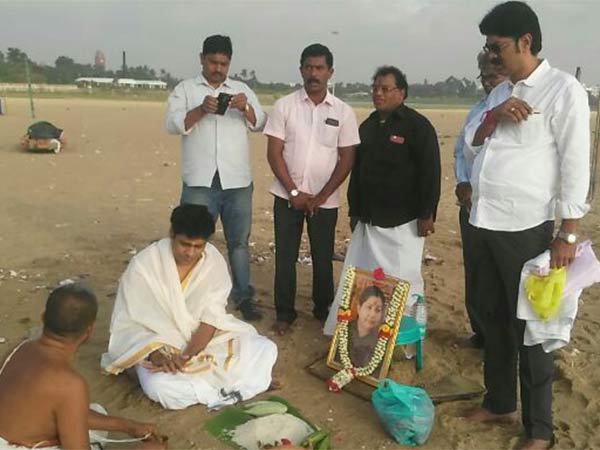 Madhavan gave tithi for Jayalalitha