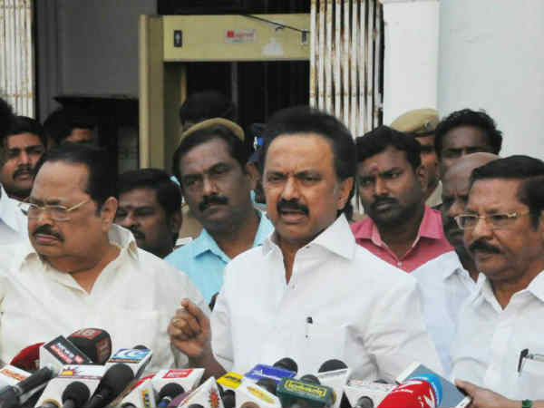 MK Stalin accuses about money distribution in RK Nagar MK Stalin accuses about money distribution in RK Nagar