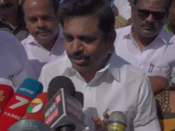 Tamilnadu CM Palanisamy says that soon Salem will get bus port with high facilities Tamilnadu CM Palanisamy says that soon Salem will get bus port with high facilities